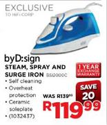 ByD:sign Steam, Spray & Surge Iron (BS12000C)