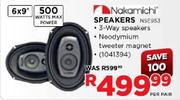 Nakamichi Speakers (NSE953)-Per Pair