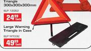 Large Warning Triangle In Case(ELP W1002)-Each