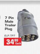 7 Pin male Trailer Plug(ELP TP7)-Each
