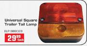 Universal Square Trailer Tail Lamp(ELP S89023)-Each