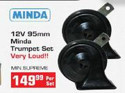 Minda 12V 95mm Triumpet Set-Per Set