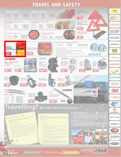 Autozone : Safety First This Easter (19 Mar - 31 Mar 2013), page 6