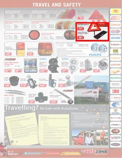 Autozone : Safety First This Easter (19 Mar - 31 Mar 2013), page 6