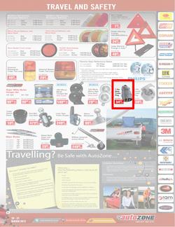 Autozone : Safety First This Easter (19 Mar - 31 Mar 2013), page 6