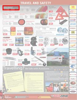 Autozone : Safety First This Easter (19 Mar - 31 Mar 2013), page 6