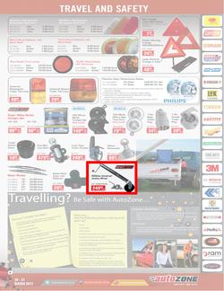 Autozone : Safety First This Easter (19 Mar - 31 Mar 2013), page 6