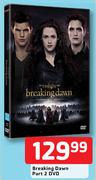 Breaking Dawn Part 2 DVD