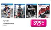 PS Vita Assorted Games-Each
