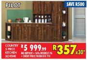 Country 5 Piece Kitchen Scheme