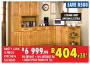 Misty Oak 5 Piece Kitchen Scheme