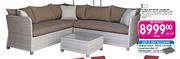 Terrace Leisure 4 Piece Bali Wicker Lounge Set