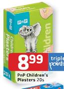 PNP Children's Plasters-20's Pack