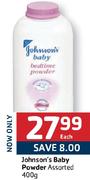 Johnson's Baby Powder 400Gm-Each