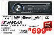 Sansui USB/CD/MP3 Player(MAO24 MP3)