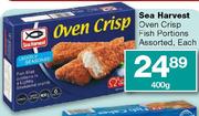 Sea Harvest Oven Crisp Fish Portions-400gm