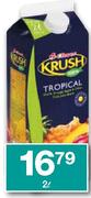 Clover Krush 100% Fruit Juice Blend-2 Ltr