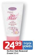 No Hair Hair Removal Cream-50ml Each
