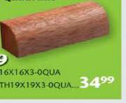Swartland Hardwood Quadrant-19x19mm