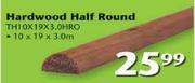 Swartland Hardwood Half Round-10x19x3.0m