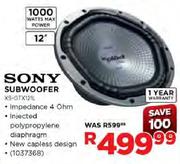 Sony Subwoofer-12"