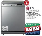LG 14 Place Metallic Dishwasher-Each