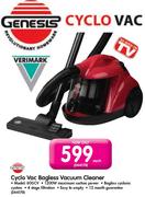 Verimark Genesis Cyclo Vac Bagless Vacuum Cleaner(80GCV)-Each