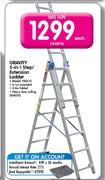 Gravity 5-In-1 Step/Extension Ladder-Each