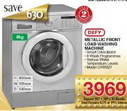 Defy 8Kg Metallic Front Load Washing Machine(DAW327)