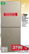Bauer 300L Silver Glasdeur YSKAS/Vrieskas(BCD-301)