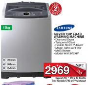 Samsung 13Kg Silver Top Load Washing Machine(WA13V9XIP)