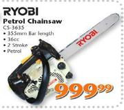 Ryobi Petrol Chainsaw- (Cs-3635) Each