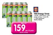 Osram 14W Energy Saver-Per 10 Pack
