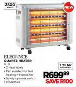 Elegence 2800W Quartz Heater-EL-24