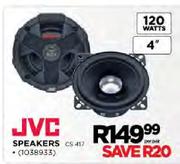 JVC 4" Speakers-CS-417 Per Pair