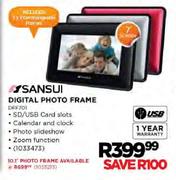 Sansui 7" Screen Digital Photo Frame-DFF701