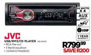 JVC USB/MP3/CD Player-KD-R436