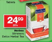Herbex Slimmers Detox Herbal Tea-20's