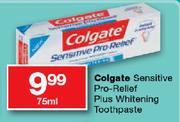 Colgate Sensitive Pro-Relief Plus Whitening Toothpaste-75ml