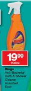 Bingo Anti-Bacterial Bath & Shower Cleaner-750ml