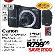 Canon Digital Camera Package(A810)