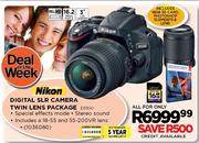 Nikon Digital SLR Camera Twin Lens Package(D5100)