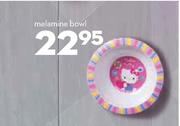 Hello Kitty Melamine Bowl