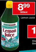 House Brand Lemon Juice-500ml