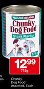 House Brand Chunky Dog Food Assorted-775g