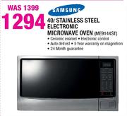 Samsung Stainless Steel Electronic Microwave Oven-40Ltr(ME9144ST)