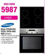 Samsung 60cm Stainless Steel Oven And Hob-2 Piece(PKG007)