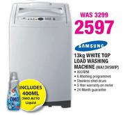 Samsung White Top Load Washing Machine-13kg(WA13V5WIP)