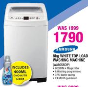 Samsung White Top Load Washing Machine-8Kg(WA80G5DIP)