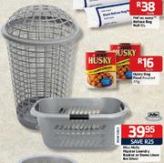 Miss Molly Hipster Laundry Basket Or Dome Linen Bin Silver-Each